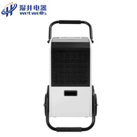 Déshumidificateur électrique portable WETWELLS avec roues universelles 60L/D Meilleur prix