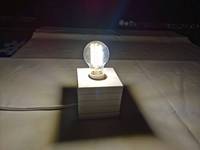 Ampoule LED sphérique personnalisable en gros, E27, verre, télécommande AC, température de couleur réglable, filament doux, dimmable