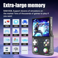 Console de jeu portable rétro R36 Ultra X Classic, écran IPS de 4,5 pouces, Wi-Fi intégré, 128 Go, 20 000 jeux, puces RK3326, portable