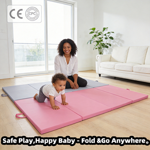 Vente chaude Doux Sécurité Pliant Enfants Bébé <span class=keywords><strong>Confort</strong></span> Tapis De Repos Pliable Maternelle Enfants <span class=keywords><strong>Crash</strong></span> Coussin Tapis OEM Usine - Product Image 1