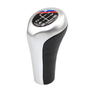 BMW Car Gear <b>Shift</b> <b>Knob</b> 5 6 Speed Silver Aluminum Alloy Ergonomic <b>Knob</b> - Product Image 3
