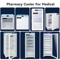 Équipements de réfrigération de laboratoire, réfrigérateur médical vertical de 440 L avec verre trempé et fermeture automatique, boîte de refroidissement médicale
