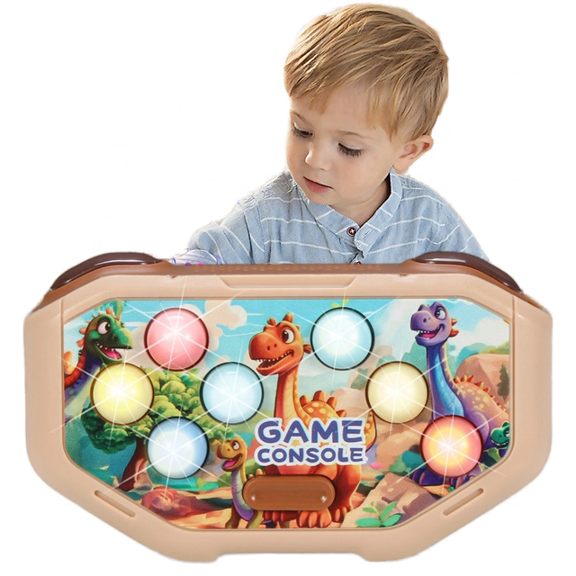 LEZA BABY Game Console Whack-a-Mole Puzzle Toys for Boys and Girls Multiple Colors Music Whack-a-mole Game Console
