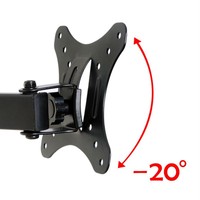 Soporte de Pared para Monitor LCD LED de 10-26 Pulgadas, Soporte de Pared para TV con Movimiento Completo, Inclinación y Giro