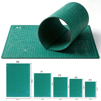 Tapete de Corte Rotatorio Autoadhesivo de Tamaño A0 A1 A2 A3 A4 A5, Tapete de Corte de PVC Verde de Doble Cara para Manualidades, Impresión Personalizada