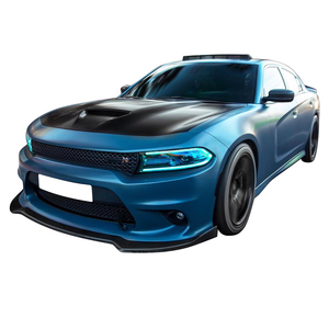 Kit d'assemblage de lèvre de pare-chocs avant non peint en PU pour Dodge Charger SRT 2015-2023 - Product Image 5