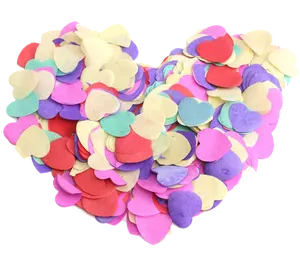 Perlengkapan Pesta Ulang Tahun Seni Kerajinan Jantung Bentuk Tabel Kertas Tisu Confetti Pesta Dekorasi Salute Ledakan Confetti
