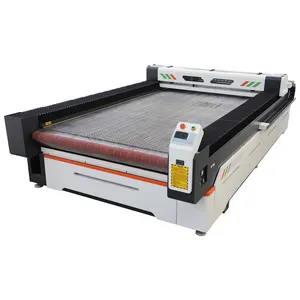 Máquina de corte automática de tecido, para couro, máquina de corte automática com alimentação automática