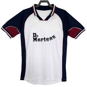 Camiseta de Fútbol Retro del West Ham United de la Temporada 1999/01, para Verano, Secado Rápido, Manga Corta, Poliéster/Nailon, Unisex, para Adultos - Product Image 1