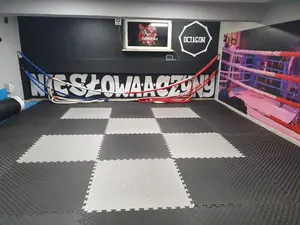 EVA Mat 100cm x 100cm 20mm Interlocking tatami Exercício espuma quebra-cabeça esteiras T textura WKF Aprovado Karate Taekwondo esteiras