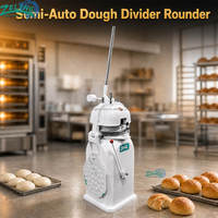Machine commerciale semi-automatique de division et de façonnage de pâte, coupe-pâte électrique pour la fabrication de boules de pâte pour le pain, la pizza et la boulangerie