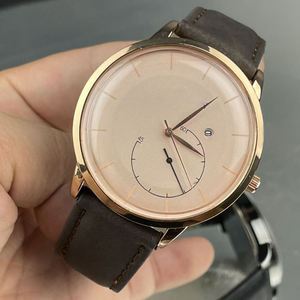 Montre pour homme personnalisée simple calendrier étanche grand cadran homme montre de luxe à quartz vintage - Product Image 3