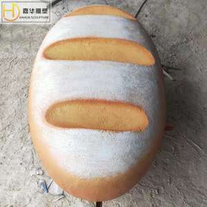 Jiahua Sculpture Fiberglass Bread <b>Ornament</b> Painted <b>Large</b> Decorative Sculpture For Bakeries - Product Image 1