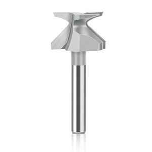 <span class=keywords><strong>Fraise</strong></span> combinée à queue ronde de 1/4'' (6,35 mm) ou 6 mm ou 8 mm pour portes en bois, armoires murales et façonnage d'arc - Product Image 6
