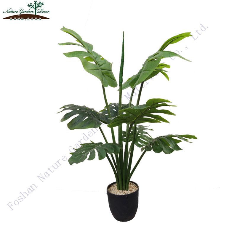 Artificial Plants Indoor Indoor 3ft Small Plants For Gardens Decoration Artificial Monstera Tree House