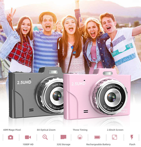 Cámara Digital HD de 2.4 Pulgadas, 48MP, 1080P, <span class=keywords><strong>Zoom</strong></span> 8X, para Estudiantes, Niños, Viajes, Fotografía Retro, Cámaras de Video CCD, Grabadora Portátil D72 B1 - Product Image 2