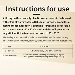 Chăn nuôi tăng trưởng sữa tăng cường bò và gia súc dê heo sữa bột phụ gia thức ăn trộn trước làm tăng sản lượng sữa - Product Image 6