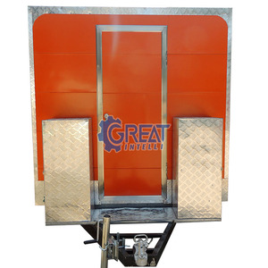 Conteneur d'expédition pour boissons, gaufres et crêpes, accessoire pour camion de restauration, remorque de cuisine complète - Product Image 5