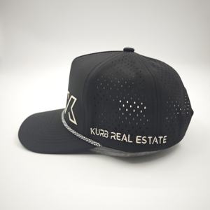 Casquette de sport décontractée unisexe en caoutchouc PVC de haute qualité avec logo, idéale pour le golf, la course et les activités de plein air, personnalisable avec motifs à pois, Dobby ou fruits. - Product Image 3