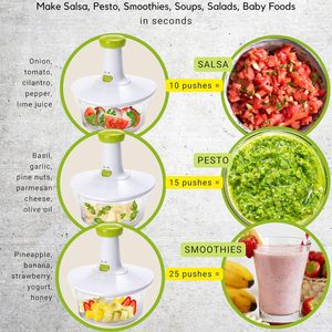 Multifunctional Kitchen Tools Slicer Carrot Cube Cutter 12 in 1 Plastic Garlic Onion Push Hand Food <b>Vegetable</b> Meat <b>Chopper</b> - Product Image 3