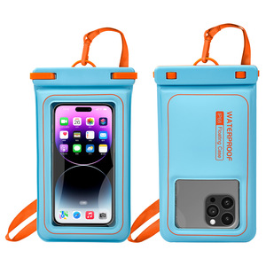 Pochette étanche universelle IPX8 pour téléphone, sac flottant étanche avec rembourrage en mousse, étui sous-marin à écran tactile pour téléphone Samsung jusqu'à 7.0 pouces - Product Image 1