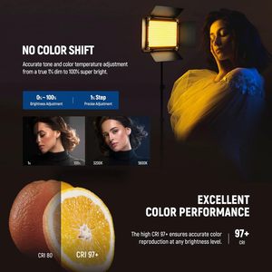 <span class=keywords><strong>NEEWER</strong></span> Upgraded <span class=keywords><strong>660</strong></span> PRO II RGB LED Video Light with App Control & Stand Kit for Game Streaming YouTube Photography - Product Image 3
