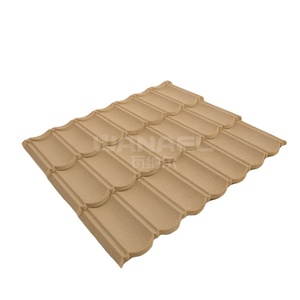 Tôles de toiture en acier revêtu de pierre NUORAN, durée de vie de 50 ans, pour villas, style tuile classique, épaisseur 0,4 mm - Product Image 1