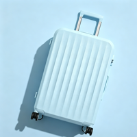 Valise rigide professionnelle grande capacité avec compartiments, porte-gobelet amovible, crochet pour sac de courses et serrure à combinaison à 3 chiffres