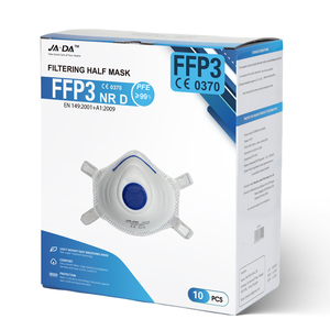 Masker ODM/OEM FFP3 FFP2 Bersertifikasi EU CE, Masker Cup untuk Debu, Asap, dan Partikel Berbasis Minyak - Product Image 1