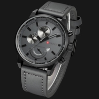 Reloj de Pulsera CURREN 8217 de Cuero de Lujo con Envío Directo, Reloj de Cuarzo Deportivo de Alta Calidad para Hombre, Relojes de Marca Superior para Hombre