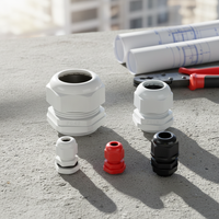 IP68 Étanche PG7 PG9 PG11 Nylon Cabl Joints Anti-Tension Flex Spirale Cable Glands