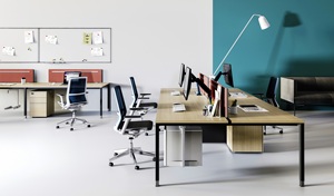 Meubles de bureau modulaires modernes et durables, poste de travail en cubicle, table de travail, bureau informatique - Product Image 6