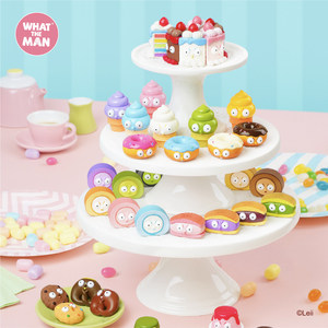 Serie What the Man Sper Sweet: Mini Figuras en Bolsa Sorpresa, Mini Figuras de Resina PVC en Caja Sorpresa, Miniaturas de Postres Horneados, Regalo Coleccionable - Product Image 2