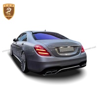 Ensemble de pare-chocs avant et arrière en matériau PP S63 pour Mercedes Benz Classe S W222 S63 Modèles 2018+
