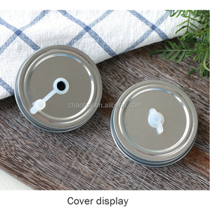 16Oz Glass Mason <span class=keywords><strong>Jar</strong></span> Mug Với Xử Lý Và Rơm Cho Nước Đá Lạnh - Product Image 6