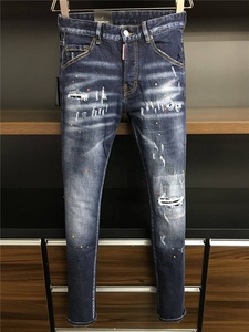<span class=keywords><strong>Jeans</strong></span> Elásticos Ajustados para Hombre, Resistentes al Desgaste y a la Decoloración, Ropa Urbana Popular, Venta al Por Mayor, Primavera-Otoño - Product Image 3