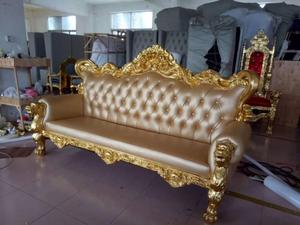 Canapé royal pour <span class=keywords><strong>la</strong></span> mariée et le marié, <span class=keywords><strong>location</strong></span> <span class=keywords><strong>de</strong></span> mariage en gros, canapé royal <span class=keywords><strong>pas</strong></span> <span class=keywords><strong>cher</strong></span> à dossier haut, canapé royal - Product Image 5