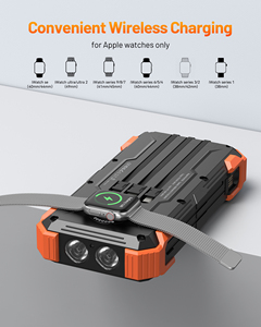 แบตเตอรี่สำรองพลังงานแสงอาทิตย์ความจุสูง 18000mAh 68Wh 15W ชาร์จเร็ว นาฬิกาอัจฉริยะไร้สาย จอแสดงผล LED ช่องเสียบ Type-C แบตเตอรี่ลิเธียมโพลิเมอร์ - Product Image 3