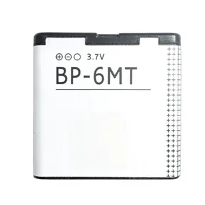 Bateria RUIXI de alta qualidade 1050mAh BP-6MT Bateria para Nokia 6720c E51 N81 N82 N82-8GB Bateria BP6MT BP 6MT