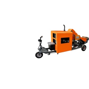 Bomba de Concreto Portátil Tricycle 4100 con Motor de 90m de Alcance y Bomba 63 para Proyectos en Pequeñas Ciudades - Product Image 1