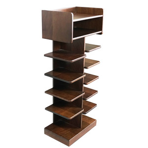Organizador de estante de exhibición de zapatos de madera para cualquier lugar Muebles para el hogar para sala de estar o salón - Product Image 2