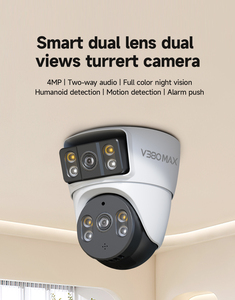 V380 Max thiết kế mới Wifi 4MP Dome <span class=keywords><strong>Camera</strong></span> Dual <span class=keywords><strong>View</strong></span> 360 độ không có điểm mù đầy màu sắc tầm nhìn ban đêm chuyển động theo Dõi Wifi máy ảnh - Product Image 2