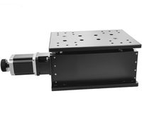 Motorized Wedge Lifting Platform Aluminum Lab Jack Cross Roller Guide Optical Alignment Vertical Stage 120x120mm