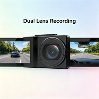 Cámara para Coche VIEVGUARB T5A con Grabación en Bucle, Sensor G, Control por Aplicación, Lente Dual 1080P, Caja Negra Full HD