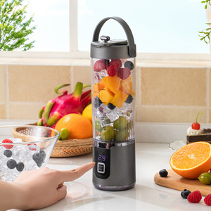 Blender ukuran pribadi 500ML bebas BPA 10 pisau tajam 3000mAh pembuat <span class=keywords><strong>Smoothie</strong></span> portabel yang dapat diisi ulang tanpa kabel - Product Image 3