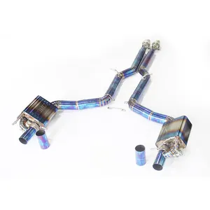 Performance Titanium Alloy Catback Exhaust Pipe For Mercedes Benz AMG C63 Exhaust System