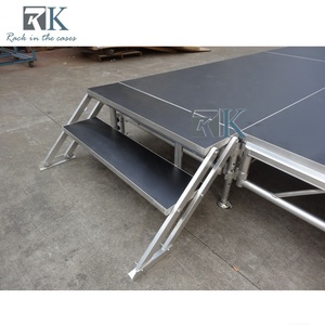750kg/sq.m Loading Aluminum Frame <b>Stage</b> with Guardrails Safety <b>Stage</b> - Product Image 6