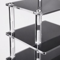 Présentoir Contemporain Simple en Acrylique Transparent pour Figurines, Desserts, Collections, Cosmétiques - Montage Facile - Vente en Gros