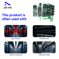 Boîtier de distribution intelligent IP PDU JSY-MK-811 avec module d'alimentation monophasé 63A, carte relais 4 canaux 50A et 8 prises