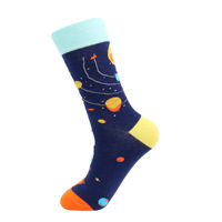 Chaussettes en coton pour femmes, chaussons imprimés d'animaux amusants, composants complets